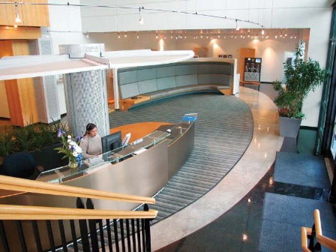 Finished 2 Story Lobby