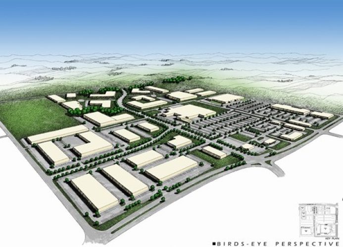 Industrial Masterplan Rendering