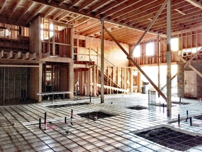 Prep for Interior Slab Pour