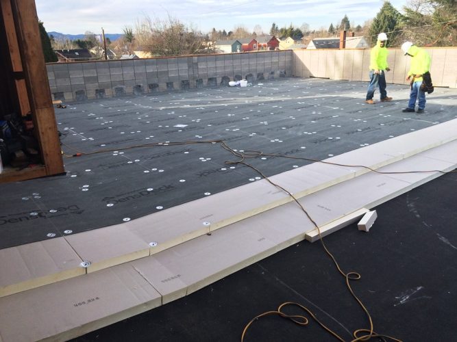 Prep for Rooftop Pavers