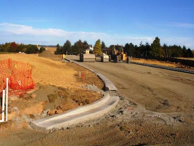 Public Road Curb & Gutter