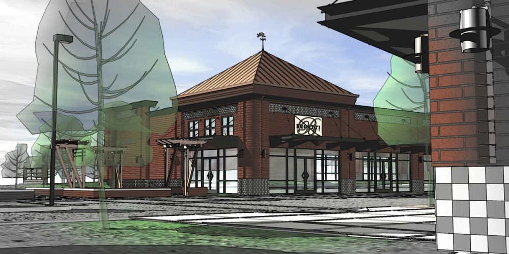 Retail Center Rendering