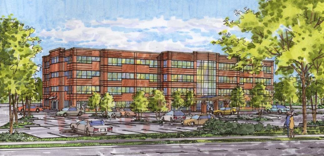 Suburban Class A Office Rendering